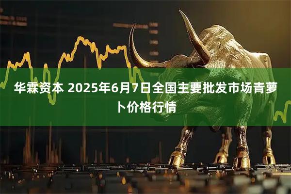 华霖资本 2025年6月7日全国主要批发市场青萝卜价格行情